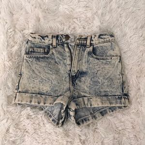 denim shorts